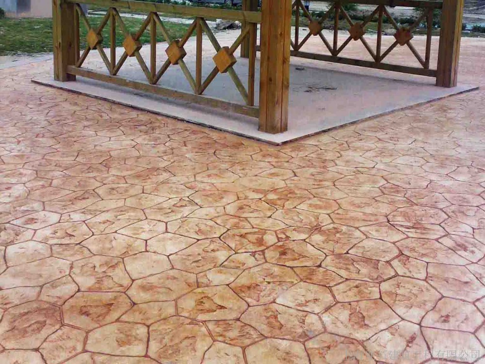 彩色藝術(shù)地坪，壓花地坪